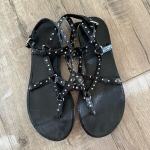 All Saints Strappy Studded Sandals
